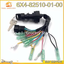 Ignition Main Key Switch 6X4-82510-01-00 for Yamaha Outboard 70 75HP 90HP 115HP