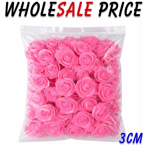 3cm artificial foam rose - artificial,