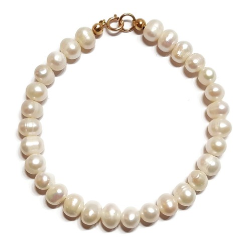 Womens pearl bracelet - bracelet, 9ct
