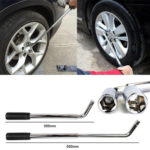Extendable wheel wrench - wrench, nut