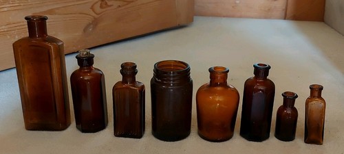 Antique victorian amber glass - antique,
