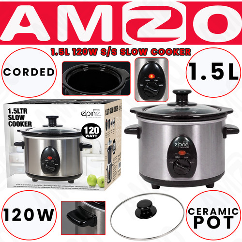 Elpine slow cooker - cooker, crock