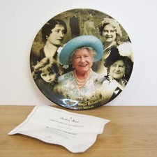 Coalport Danbury Mint Collectors Plate The Queen Mother In Loving Memory