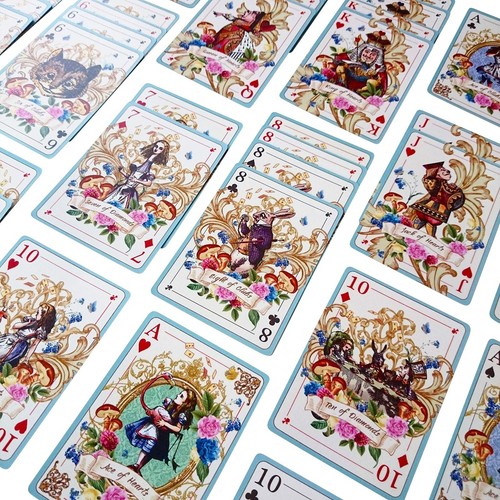Alice wonderland playing - in,