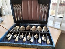 Vintage Thomas Turner & Co Canteen Cutlery in Hard Case