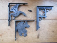 Cast iron shelf brackets