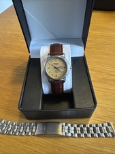 Tissot Seastar Automatic Men's Wristwatch Gold Dial.