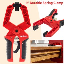 9" Heavy Duty Quick Grips Ratchet Spring Clamps Non Marking Plastic Clips Grip