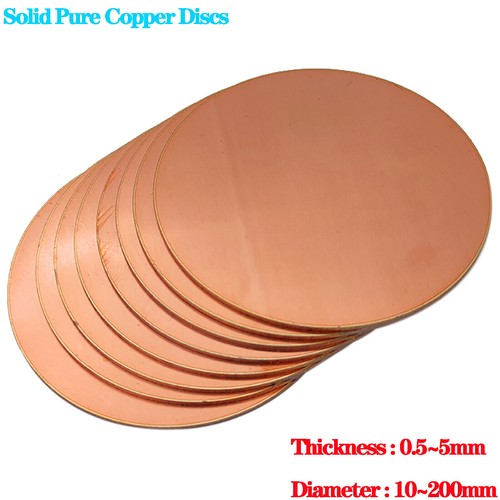 Solid pure copper discs blanks - discs,