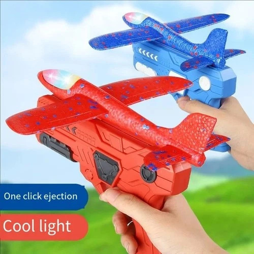 Airplane launcher toy - toy, foam