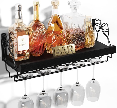 Wine rack floating bar wall - rack,