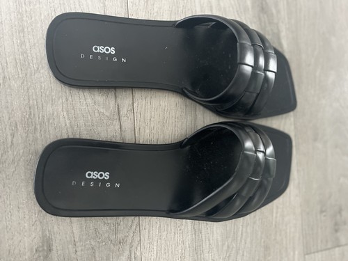 Black asos sandals - sandals, size
