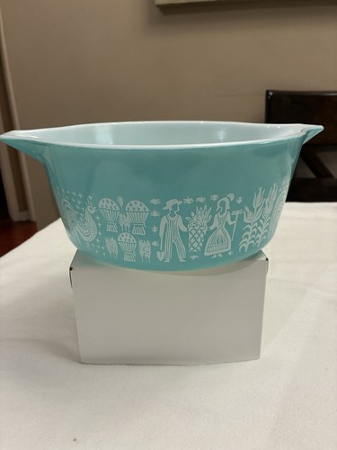 Vtg pyrex 475 casserole - vtg,