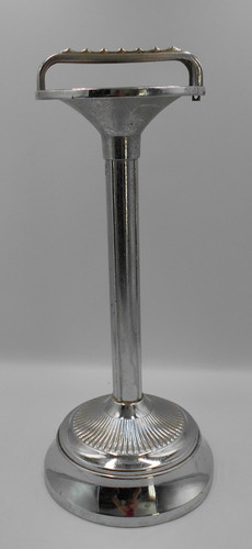 Chrome floor standing ashtray - chrome,