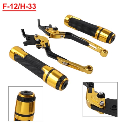 Gold brake clutch levers - gold,