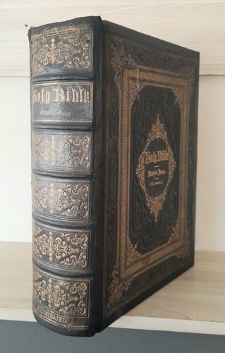 Large antique holy bible - holy,
