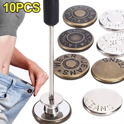 10pcs metal jeans buttons - buttons, 17mm