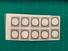 Panel 10pcs 1x2x2 Light Bluish Gray Porthole Train Window Sticker 4864bpx2