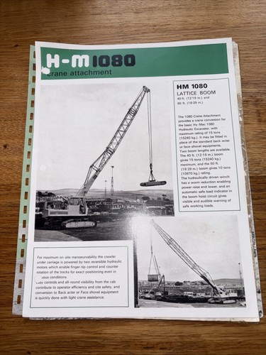 Hymac 1080 brochure original - ,