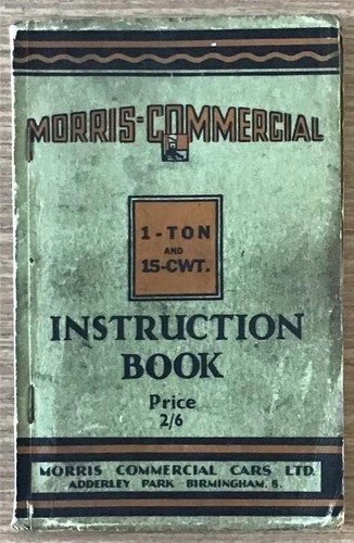 Morris commercial instruction - morris,