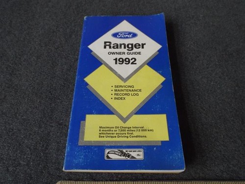 1992 ford ranger - ford, owners