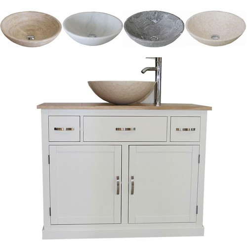 Bathroom vanity unit white - vanity,