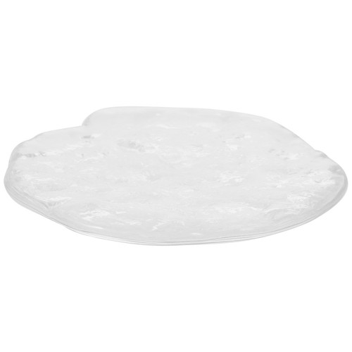 Glass tea saucer reusable - glass,