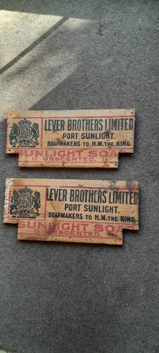 Vintage sunlight soap box - sunlight,