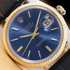ROLEX DATEJUST 16013 BLUE DIAL