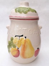 Vintage Rumtopf Fruit Preserving Jar Ceramic Made In Portugal