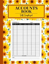 Accounts Book Self Employed: Simple Income and Expenses Log Book for Small Busin