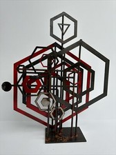 ABSTRACT METAL SCULPTURE BY