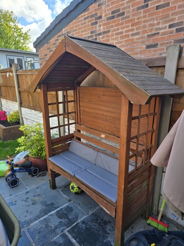 Garden arbour bench seat - bench,