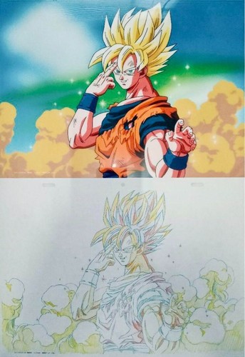 Dragon ball animation cel - dragon, z