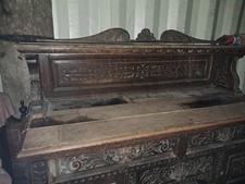 Museum quality 16/17 Century Walnut GreenMan Sideboard/Dresser-French?-Orignal