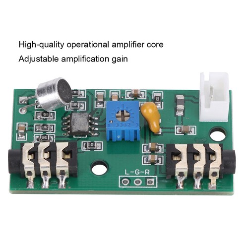 Mic preamp module - module, electret