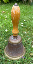 WW2 ARP BELL MAKER, G & J, 1939 DATED COMPLETE HANDLE & CLANGER.UNTOUCHED GOOD.