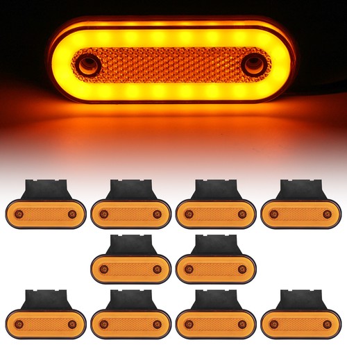 10x orange amber side - amber, led