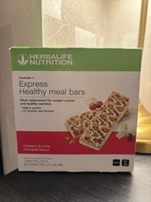 Herbalife Formula 1 Express Healthy Meal Bars Cranberry & White Chocolate 7 -NEW