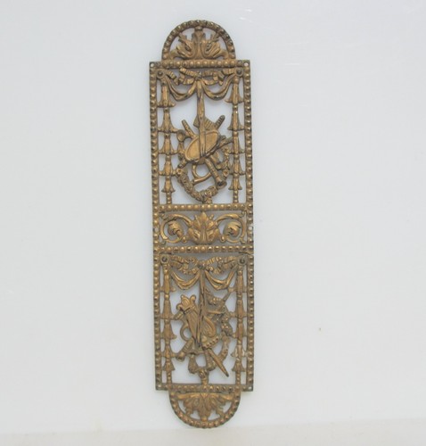 Victorian brass pierced - pierced, finger