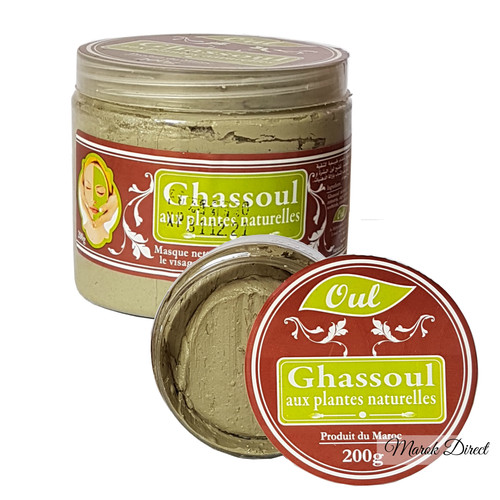 Ghassoul clay face mask - ghassoul,