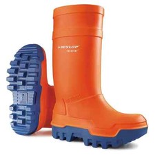 Dunlop Purofort Thermo+ Full Safety Wellington Boots 1Pr Orange 9 C66234309
