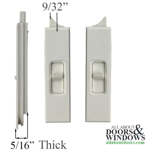 Tilt latch pair - tilt, in