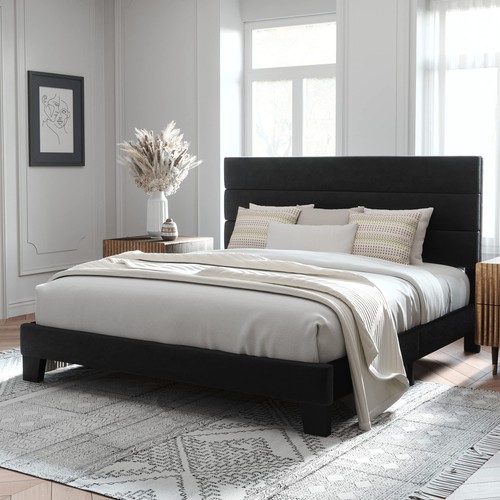 King size platform bed - king,