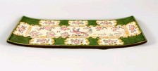 Minton Green Cockatrice Ultra Rare Display Stand Oblong With Curved End Segment
