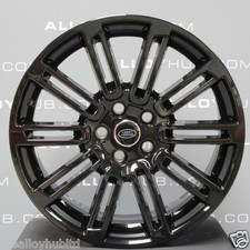 GENUINE LAND ROVER DISCOVERY 4/3 HSE 20" INCH 10 SPLIT-SPOKE BLACK ALLOY WHEELS