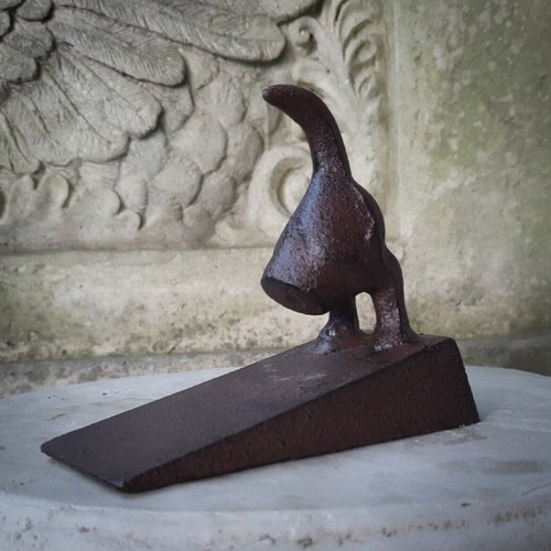 Cast iron dog tail - iron,