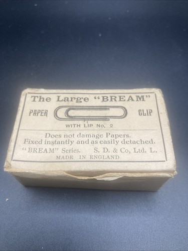 Vintage box bream - box, paper