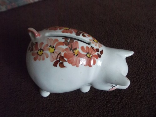 Unusual arthur wood pig money - wood,