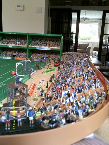 Model football fans - football, for